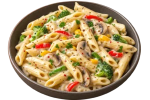 white sause pasta