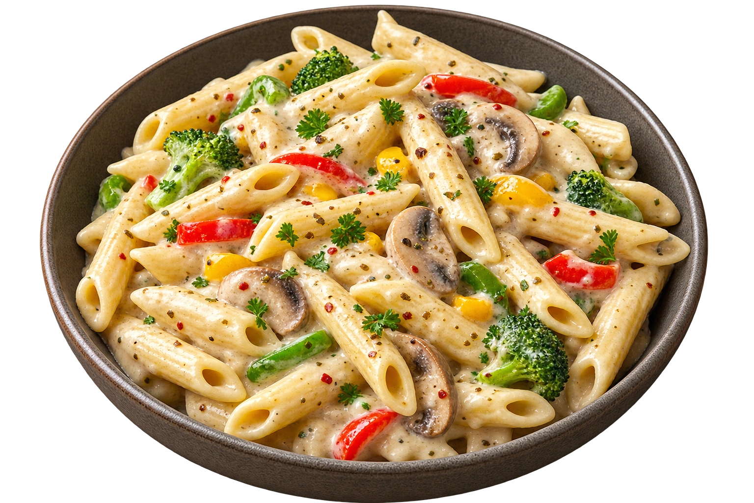 white sause pasta