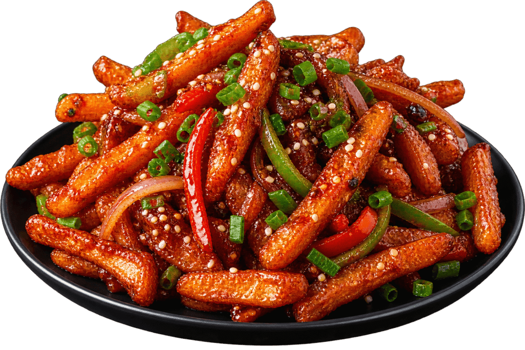 honey chilli potato