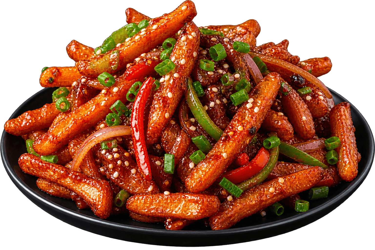 honey chilli potato